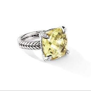 David Yurman Châtelaine Ring Lemon Citrine sz 7